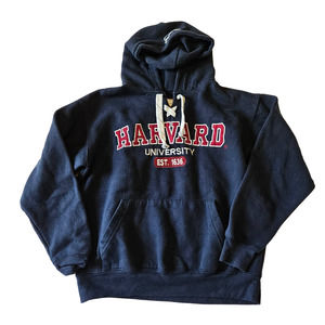 Bay State Apparel Harvard University Pullover Hoodie, Size S